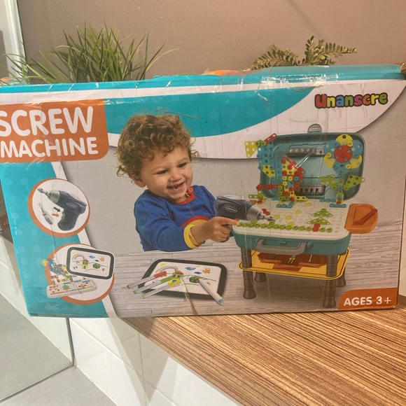 Other - Screw Tool Table creative Toys with suitcase